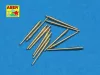 Aber Models 12 pcs 100mm barrels for French ships - francia hajók – 12 db 100 mm-es lövegcső