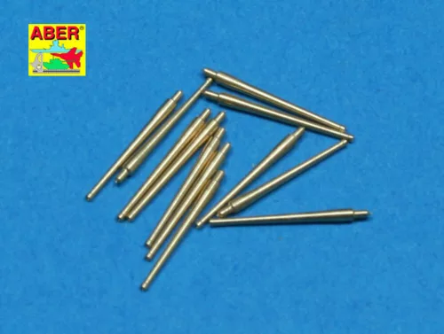 Aber Models 12 pcs 100mm barrels for French ships - francia hajók – 12 db 100 mm-es lövegcső