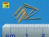 Aber Models 12 pcs 100mm barrels for French ships - francia hajók – 12 db 100 mm-es lövegcső
