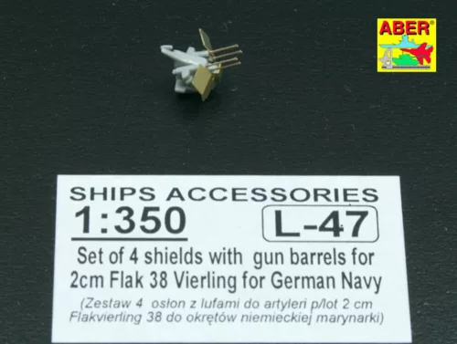 Aber Models 16 pcs 2cm barrels for Flakvierling 38 - 16 db 2 cm-es lövegcső