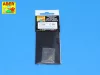Aber Models Set of 20 pcs 37mm/54 breda gun barrels - készlet: 20 db 37 mm-es/54 breda fegyvercső