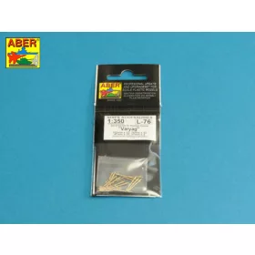   Aber Models Barrels set for Russian Cruisier Varyag: 152mm x 12; 75mm x 12; 47mm x 10; 37mm x 2 - orosz Varyag cirkáló – lövegcsőkészlet: 12×152 mm, 12×75 mm, 10×47 mm és 2×37 mm