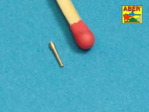 Aber Models Barrels set for Russian Cruisier Varyag: 152mm x 12; 75mm x 12; 47mm x 10; 37mm x 2 - orosz Varyag cirkáló – lövegcsőkészlet: 12×152 mm, 12×75 mm, 10×47 mm és 2×37 mm