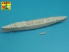 Aber Models Barrels set for Russian Cruisier Varyag: 152mm x 12; 75mm x 12; 47mm x 10; 37mm x 2 - orosz Varyag cirkáló – lövegcsőkészlet: 12×152 mm, 12×75 mm, 10×47 mm és 2×37 mm