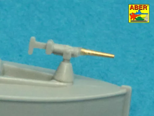 Aber Models Barrels set for Russian Cruisier Varyag: 152mm x 12; 75mm x 12; 47mm x 10; 37mm x 2 - orosz Varyag cirkáló – lövegcsőkészlet: 12×152 mm, 12×75 mm, 10×47 mm és 2×37 mm