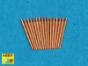 Aber Models Set of 16 pcs 37mm barrels SK C/30 - készlet: 16 db 37 mm-es lövegcső SK C/30