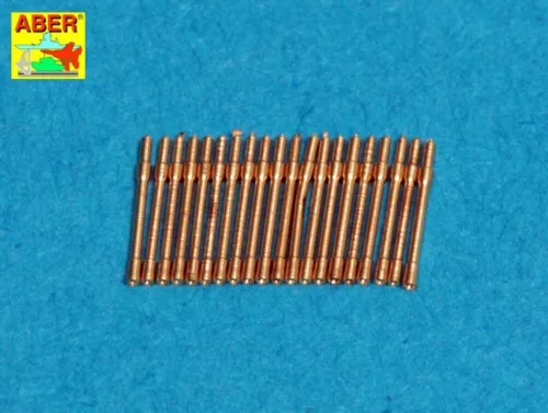 Aber Models Set of 20 pcs 20mm barrels C/38 - készlet: 20 db 20 mm-es lövegcső C/38