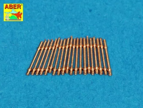 Aber Models Set of 20 pcs 20mm barrels MG C/30 - készlet: 20 db 20 mm-es lövegcső MG C/30