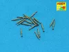 Aber Models Set of 20 pcs QF 2-pdr (40mm) Mark VIII Pom-Pom - QF 2-pdr (40 mm) Mk.VIII Pom-Pom légvédelmi gépágyúk – 20 darabos készlet