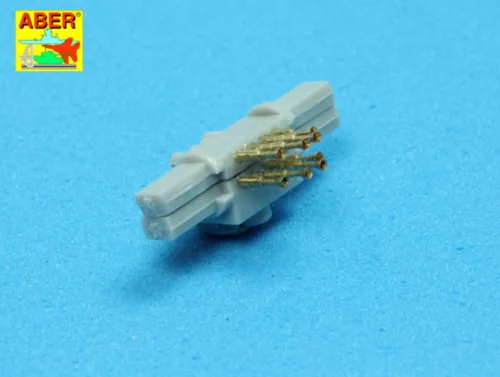 Aber Models Set of 20 pcs QF 2-pdr (40mm) Mark VIII Pom-Pom - QF 2-pdr (40 mm) Mk.VIII Pom-Pom légvédelmi gépágyúk – 20 darabos készlet