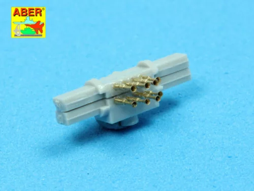 Aber Models Set of 20 pcs QF 2-pdr (40mm) Mark VIII Pom-Pom - QF 2-pdr (40 mm) Mk.VIII Pom-Pom légvédelmi gépágyúk – 20 darabos készlet