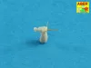 Aber Models Set of 20 pcs 20mm L/70 Oerlikon barrels - készlet: 20 db 20 mm-es L/70 Oerlikon lövegcső