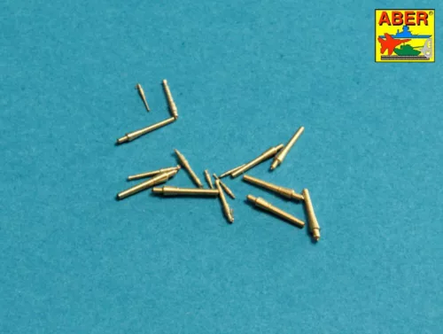 Aber Models Set of barrels for Polish Destroyer Blyskawica; 102mm x 8; 40mm x 4; 20mm x 4 - lengyel Błyskawica romboló – lövegcsőkészlet: 8×102 mm, 4×40 mm és 4×20 mm