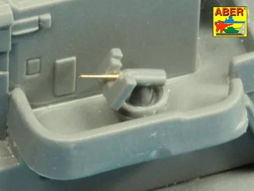 Aber Models Set of barrels for Polish Destroyer Blyskawica; 102mm x 8; 40mm x 4; 20mm x 4 - lengyel Błyskawica romboló – lövegcsőkészlet: 8×102 mm, 4×40 mm és 4×20 mm