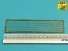 Aber Models Railing 3 bar horizontal - 3 soros hajókorlát, vízszintes