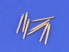 Aber Models Set of 8 pcs 380 mm short barrels for ships Richelieu,Jean Bart - hajók Richelieu, Jean Bart – 8 db 380 mm-es rövid lövegcső