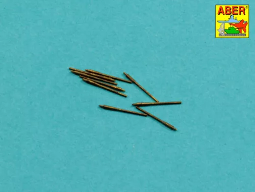Aber Models Set of 9 pcs 152 mm barrels for ships Richelieu,Jean Bart - hajók Richelieu, Jean Bart – 9 db 152 mm-es lövegcső