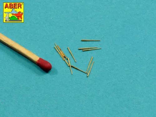 Aber Models Set of12 pcs 100 mm barrels for ships Richelieu,Jean Bart - hajók Richelieu, Jean Bart – készlet of12 db 100 mm-es lövegcső