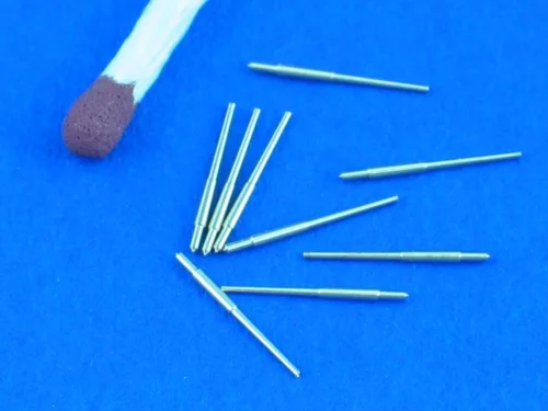Aber Models Set of 12 pcs 155 mm barrels for ships Yamato,Musashi - hajók Yamato, Musashi – 12 db 155 mm-es lövegcső
