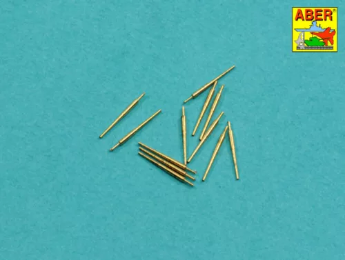 Aber Models Set of 12 pcs 155 mm barrels for ships Yamato,Musashi - hajók Yamato, Musashi – 12 db 155 mm-es lövegcső