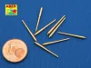 Aber Models Set of 8 pcs 381mm long barrels for turrets without antiblast covers ships Hood - Hood csatahajó – 8 db hosszú 381 mm-es lövegcső, csővédő huzat nélküli lövegtornyokhoz