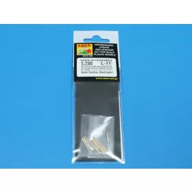   Aber Models 9 pcs 406 mm long barrels for North Carolina - 9 db 406 mm-es hosszú lövegcső