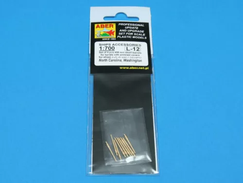 Aber Models 9 pcs 406 mm short barrels for North Carolina - 9 db 406 mm-es rövid lövegcső