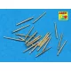 Aber Models 20 pcs 127 mm universal barrels for US Navy ships - amerikai hadihajók – 20 db univerzális 127 mm-es lövegcső