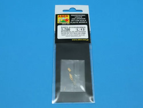 Aber Models 20 pcs 127 mm universal barrels for US Navy ships - amerikai hadihajók – 20 db univerzális 127 mm-es lövegcső