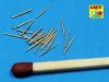 Aber Models 20 pcs 127 mm universal barrels for US Navy ships - amerikai hadihajók – 20 db univerzális 127 mm-es lövegcső