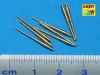 Aber Models 8 pcs 380 mm barrels for Bismarck - Bismarck – 8 db 380 mm-es lövegcső