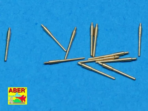 Aber Models 12 pcs 150 mm barrels for Bismarck - Bismarck – 12 db 150 mm-es lövegcső