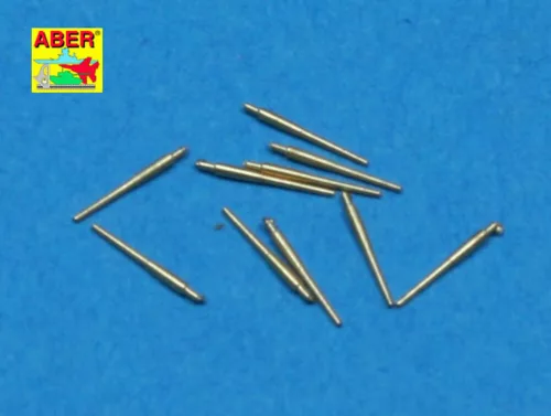 Aber Models 10 pcs 120 mm barrels for Royal Navy - Brit Királyi Haditengerészet – 10 db 120 mm-es lövegcső