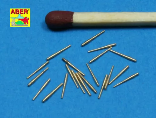 Aber Models 20 pcs 102mm barrels for Royal Navy - Brit Királyi Haditengerészet – 20 db 102 mm-es lövegcső