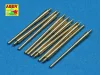 Aber Models 10 pcs 356 mm barrels Navy King George V - King George V osztály – 10 db 356 mm-es lövegcső