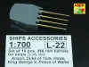Aber Models 10 pcs 356 mm barrels Navy King George V - King George V osztály – 10 db 356 mm-es lövegcső