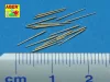 Aber Models 16 pcs 133mm barrels for King George V - 16 db 133 mm-es lövegcső