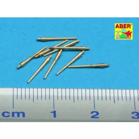   Aber Models Set of 9 pcs 203 mm barrels for San Francisco type - San Francisco típus – 9 db 203 mm-es lövegcső