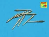Aber Models Set of 9 pcs 203 mm barrels for San Francisco type - San Francisco típus – 9 db 203 mm-es lövegcső
