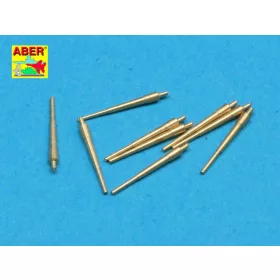   Aber Models Set of 9 pcs 203 mm Barrels for New Orleans type - New Orleans típus – 9 db 203 mm-es lövegcső