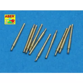   Aber Models 10 pcs 203 mm barrels for Atago - 10 db 203 mm-es lövegcső