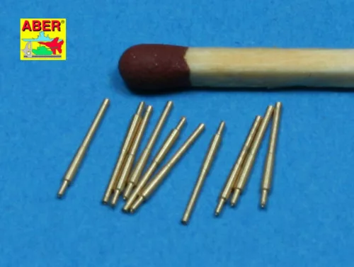Aber Models 10 pcs 203 mm barrels for Atago - 10 db 203 mm-es lövegcső