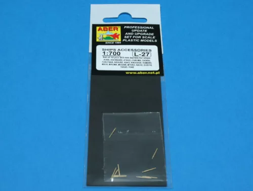 Aber Models 10 pcs 203 mm barrels for Atago - 10 db 203 mm-es lövegcső