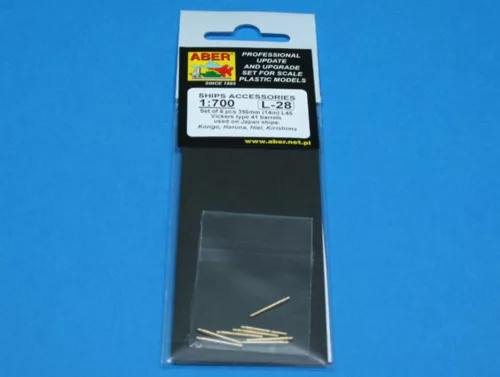 Aber Models 8 pcs 356mm barrels for Kongo - 8 db 356 mm-es lövegcső