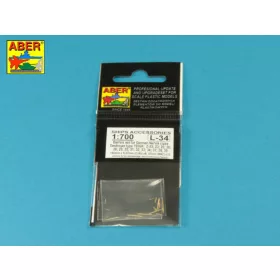   Aber Models Narvik osztályú Type 1936A rombolók – csőkészlet: 5×150 mm, 8×37 mm és 10×37 mm (M42)