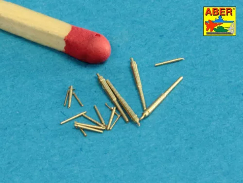 Aber Models Narvik osztályú Type 1936A rombolók – csőkészlet: 5×150 mm, 8×37 mm és 10×37 mm (M42)
