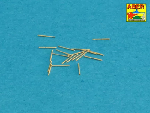 Aber Models Set of 20 pcs 20 mm L/65 Breda gun barrels for Italian Navy ships - olasz hadihajók – 20 db 20 mm-es L/65 Breda gépágyúcső