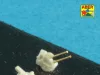 Aber Models Set of 20 pcs 20 mm L/65 Breda gun barrels for Italian Navy ships - olasz hadihajók – 20 db 20 mm-es L/65 Breda gépágyúcső