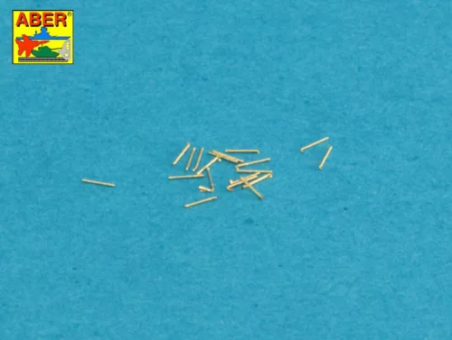 Aber Models Set of 18 pcs 20 mm L/65 C/38 gun barrels for German war ships - német hadihajók – 18 db 20 mm-es L/65 C/38 gépágyúcső