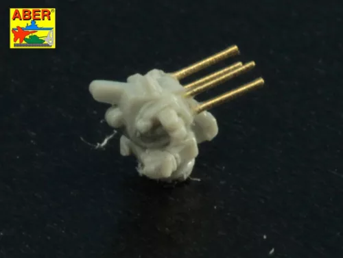 Aber Models Set of 18 pcs 20 mm L/65 C/38 gun barrels for German war ships - német hadihajók – 18 db 20 mm-es L/65 C/38 gépágyúcső